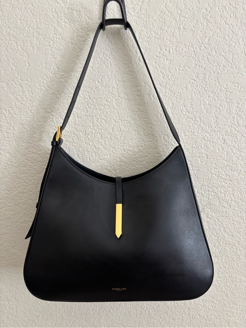 DeMellier Large Tokyo Black Leather Bag